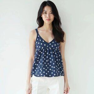 Splendid Women's Flowy Polka Dot Tank Top